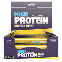 Батончик с протеином "High protein bar", банан VPLab | интернет-магазин натуральных товаров 4fresh.ru - фото 2