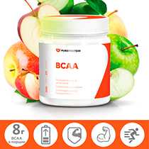 BCAA со вкусом зелёного яблока Pure Protein | интернет-магазин натуральных товаров 4fresh.ru - фото 2