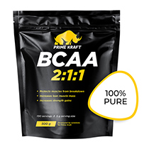 Продукт для питания спортсменов BCAA 2:1:1 "Чистый" Prime Kraft | интернет-магазин натуральных товаров 4fresh.ru - фото 2