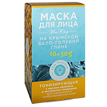 Маска "Тонизирующая", на основе крымской бело-голубой глины, для нормальной и комбинированной кожи Мануфактура Дом природы | интернет-магазин натуральных товаров 4fresh.ru - фото 2