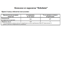 Комплекс от паразитов "Dehelmint" DoctorWell | интернет-магазин натуральных товаров 4fresh.ru - фото 2