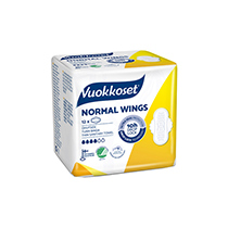 Прокладки "Normal Wings", с крылышками Vuokkoset | интернет-магазин натуральных товаров 4fresh.ru - фото 2