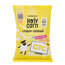 Набор попкорна "Сладко-солёный", 3 x 80 г Holy Corn | интернет-магазин натуральных товаров 4fresh.ru - фото 4