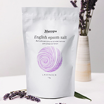 Соль для ванны "English epsom salt" с натуральным эфирным маслом лаванды Marespa | интернет-магазин натуральных товаров 4fresh.ru - фото 2