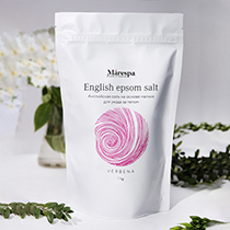 Соль для ванны "English epsom salt" с натуральным эфирным маслом вербены и мандарина Marespa | интернет-магазин натуральных товаров 4fresh.ru - фото 2