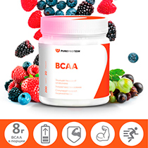 BCAA со вкусом лесных ягод Pure Protein | интернет-магазин натуральных товаров 4fresh.ru - фото 2