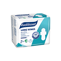 Прокладки "Long Wings", с крылышками Vuokkoset | интернет-магазин натуральных товаров 4fresh.ru - фото 2
