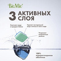 Таблетки "Bio-total" для посудомоечной машины, с маслом эвкалипта BioMio | интернет-магазин натуральных товаров 4fresh.ru - фото 4