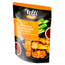 Кляр нежный для куриных крылышек с копчёной паприкой и чесноком Yelli | интернет-магазин натуральных товаров 4fresh.ru - фото 3