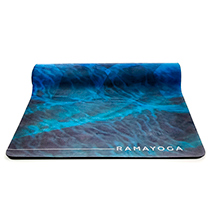 Коврик для йоги "Water" из микрофибры и каучука, 183 x 60 x 0,3 см Rama Yoga | интернет-магазин натуральных товаров 4fresh.ru - фото 3
