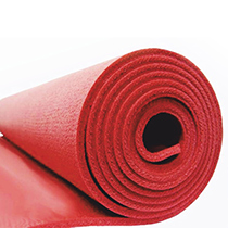 Коврик для йоги "Yin-yang studio", 220 х 60 х 0,45 см, бордовый Rama Yoga | интернет-магазин натуральных товаров 4fresh.ru - фото 4