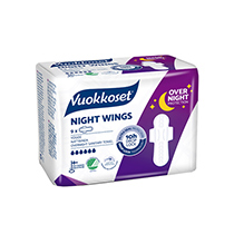 Прокладки "Night Wings", с крылышками Vuokkoset | интернет-магазин натуральных товаров 4fresh.ru - фото 2