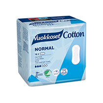 Прокладки "Cotton Normal", без крылышек Vuokkoset | интернет-магазин натуральных товаров 4fresh.ru - фото 2