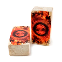 Кирпич для йоги "Fire", 23 x 11 x 8 см Rama Yoga | интернет-магазин натуральных товаров 4fresh.ru - фото 3