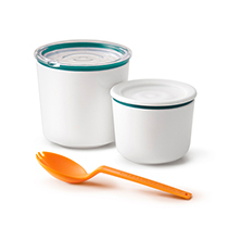 Ланч-бокс бирюзовый "Lunch Pot" Black+Blum | интернет-магазин натуральных товаров 4fresh.ru - фото 2