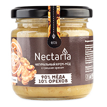 Крем-мёд с грецким орехом Nectaria | интернет-магазин натуральных товаров 4fresh.ru - фото 2