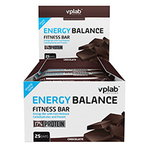 Батончик с протеином "Energy balance fitness bar", шоколад VPLab | интернет-магазин натуральных товаров 4fresh.ru - фото 2