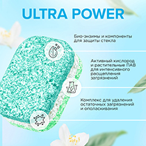 Таблетки для посудомоечных машин "Ultra Power" в водорастворимой пленке Synergetic | интернет-магазин натуральных товаров 4fresh.ru - фото 6