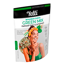 Смесь зерновая "Green mix" гарнир рис и шпинат Yelli | интернет-магазин натуральных товаров 4fresh.ru - фото 5