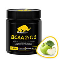 Продукт для питания спортсменов BCAA 2:1:1 "Зелёное яблоко" Prime Kraft | интернет-магазин натуральных товаров 4fresh.ru - фото 4