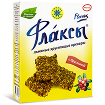 Флаксы "Льняные с брусникой" Компас здоровья | интернет-магазин натуральных товаров 4fresh.ru - фото 2